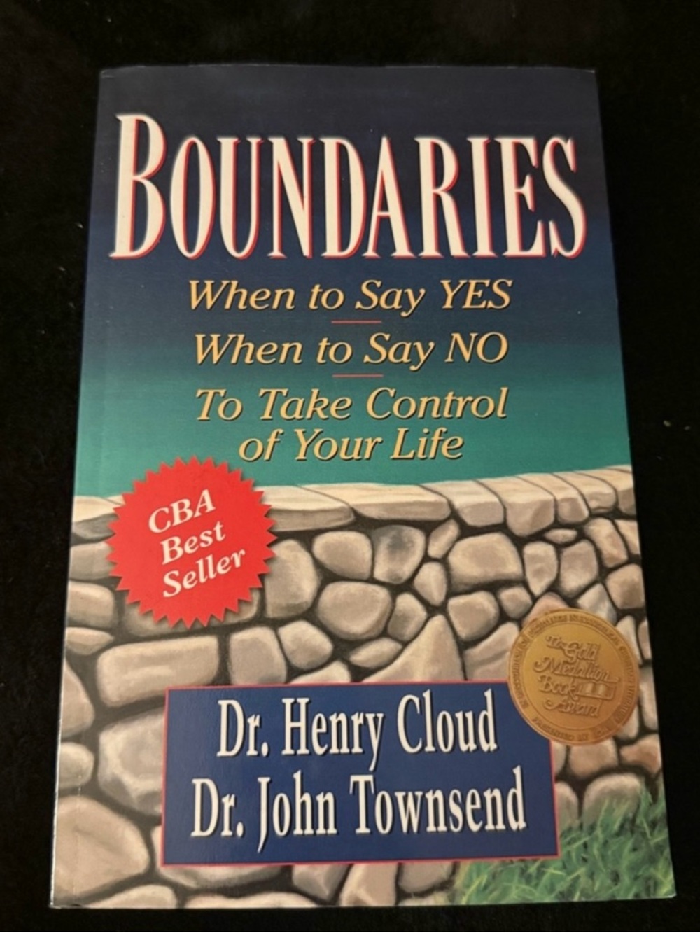 Boundaries by Dr. Henry Cloud & Dr. John Townsend - Teal/Blue Cover